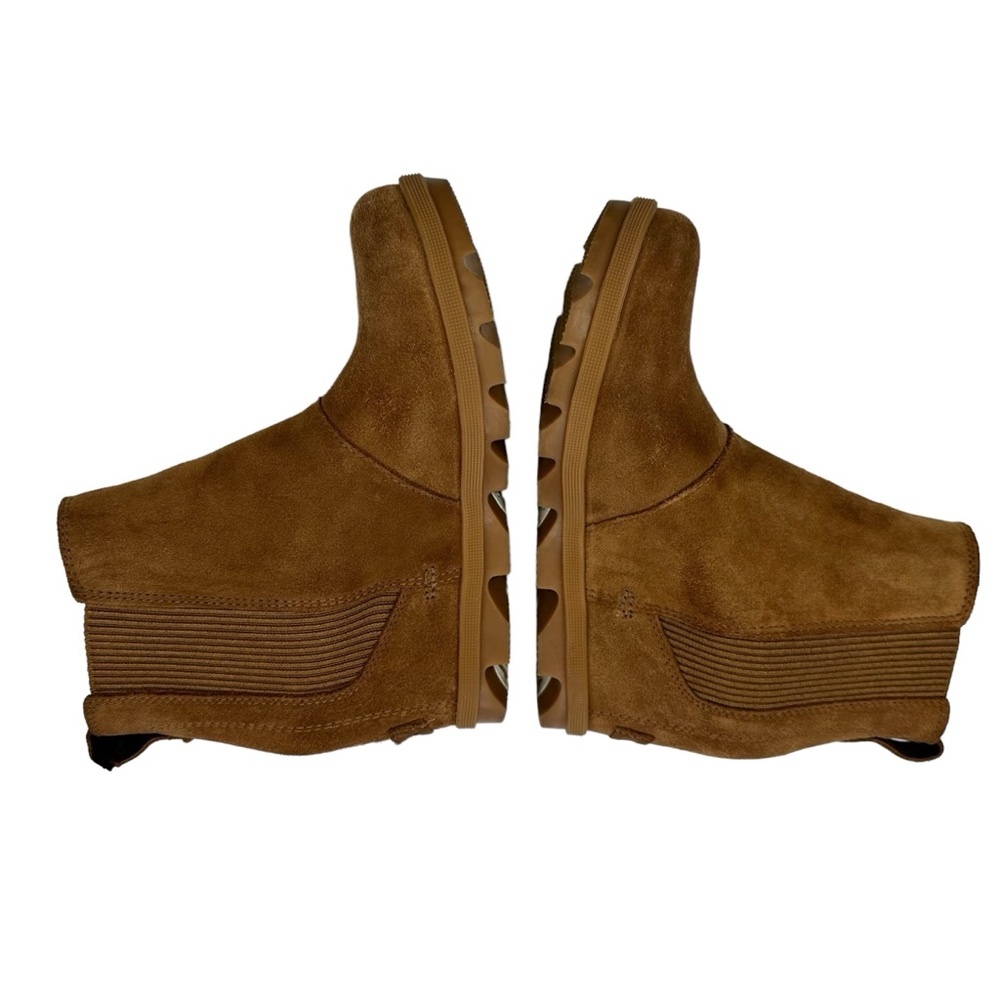 Sorel Joan of Arc Wedge Chelsea Suede Boots, 6 1/2 - Picture 3 of 10